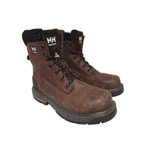 Helly Hansen Men's 8" FreshTech STSP Work Boots HHS232000 Brown Leather Size 10M